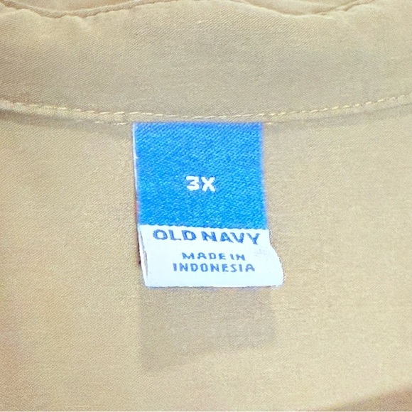 Old Navy Green Waist-Defined Utility Midi Shirt Dress 3X - Picture 6 of 8